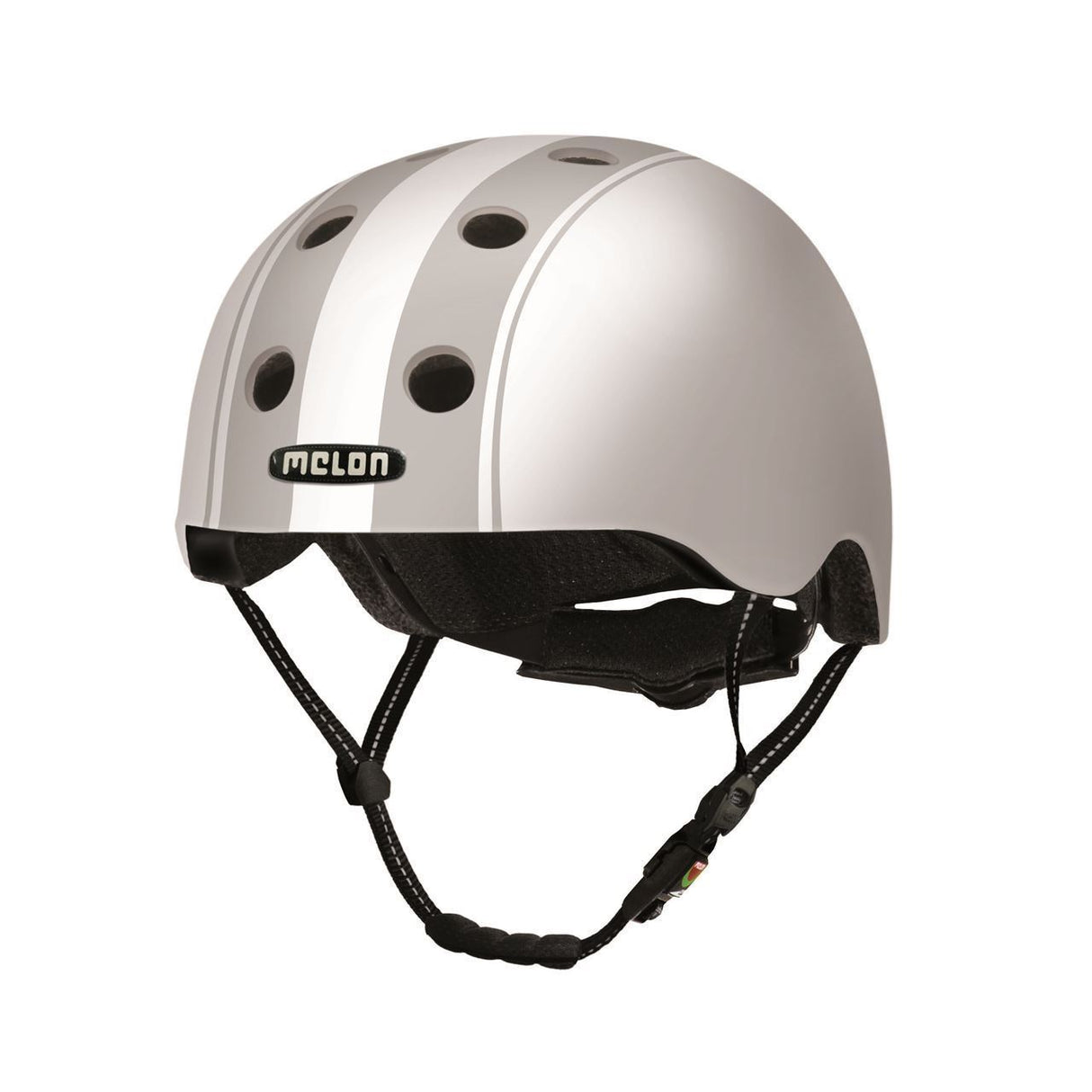 Melon Helmet Stripes Double Grey