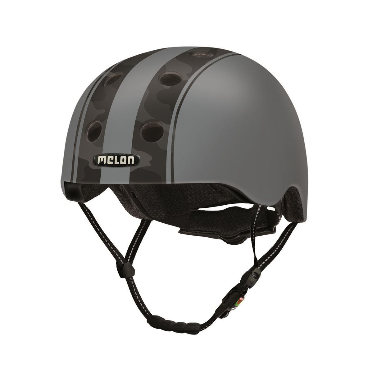 Melon Helmet Stripes Double Camouflage Black