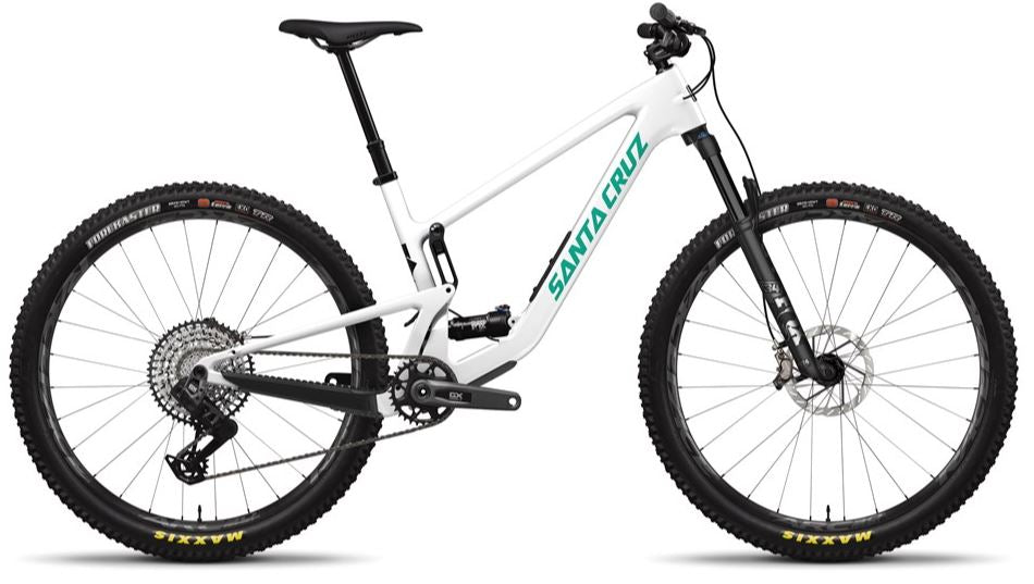 Santa Cruz 2024 Tallboy 5 C 29" - Gx Axs Trans Kit - Fox Float Perf Elite - Gloss White - Large