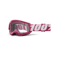 Ride 100% Strata 2 Junior / Youth Goggle - Fletcher Pink - Clear Lens