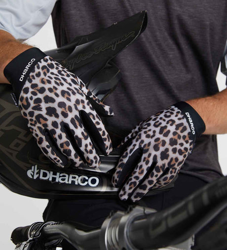 Dharco Mens Gloves Leopard [sz:x-large]