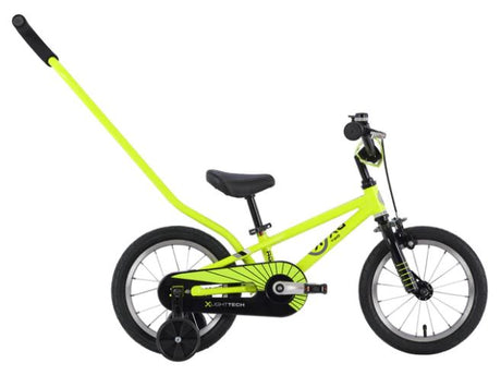 Byk E250 14" - Inc Training Wheels & Handle - (neon Yellow / Black)