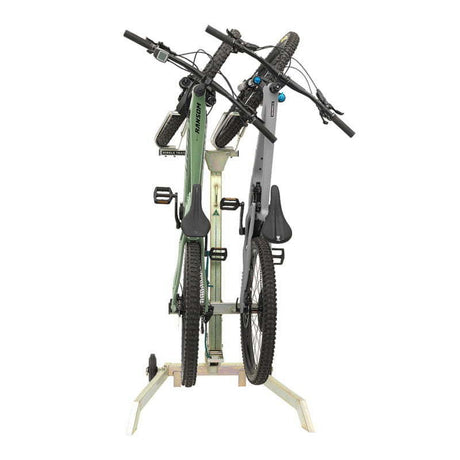 Single Trail Vertical Bike Rack (ez-rfs) Hitch Mounted [cl:silver Sz:2 Bike Carrier]