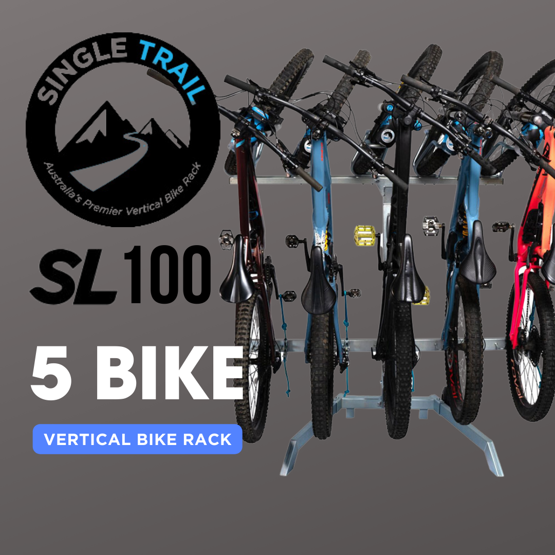 Single Trail Vertical Bike Rack - Sl100 [sz:5 Bike Carrier]