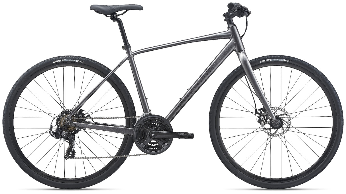 Giant 2022 Cross City 3 Disc Metallic Black [sz:large]