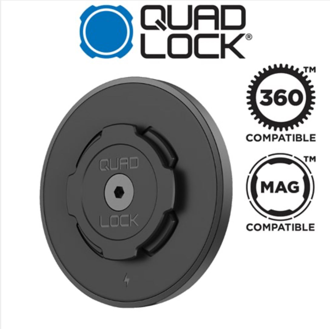 Quad Lock Wireless Charging Head - Mag - V2 - 360 Degree Compatible