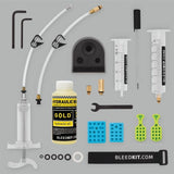 Bleed Kit - Workshop Master Gold For Mineral Oil - Shimano Road & Mtb / Tektro / Trp