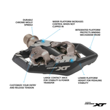 Shimano Pedals - Xt Trail - Spd Pd-m8120 Pedals