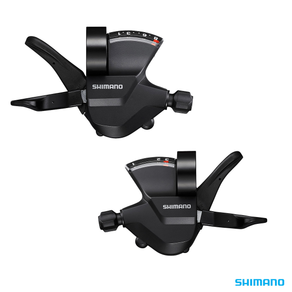 Shimano Rapidfire Shifter Set - Altus 3x8 Speed With Display