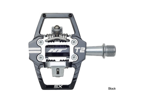 Ht Components T2 Sx Pedals [cl:black/silver]