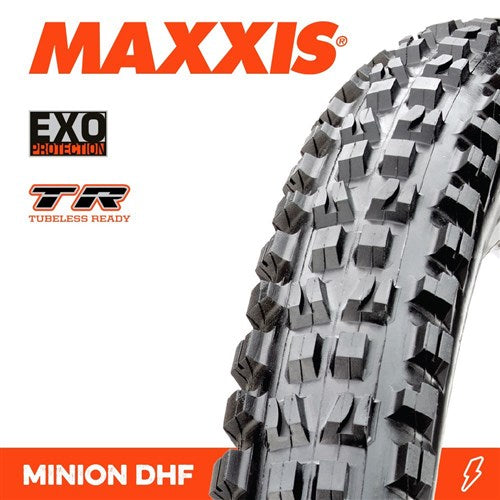 Maxxis Tyre Minion Dhf 29" Tubeless Ready +e25 Rated [tp:2.50" Exo]