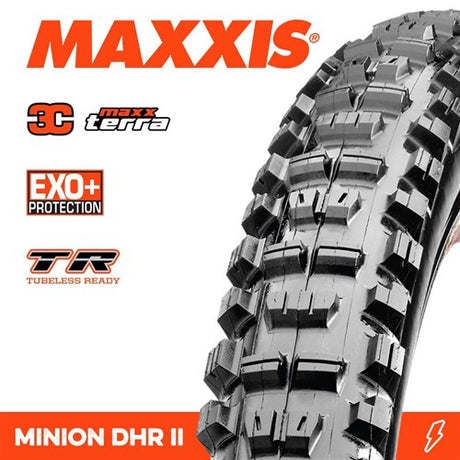 Maxxis Tyre Minion (dhr Ii) 27.5" Tubeless Ready [tp:2.60" Exo+ 3c Maxxterra]