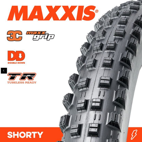 Maxxis Tyre Shorty 27.5 Tubeless Ready [tp:2.4"wt Dd 3c Maxxgrip]