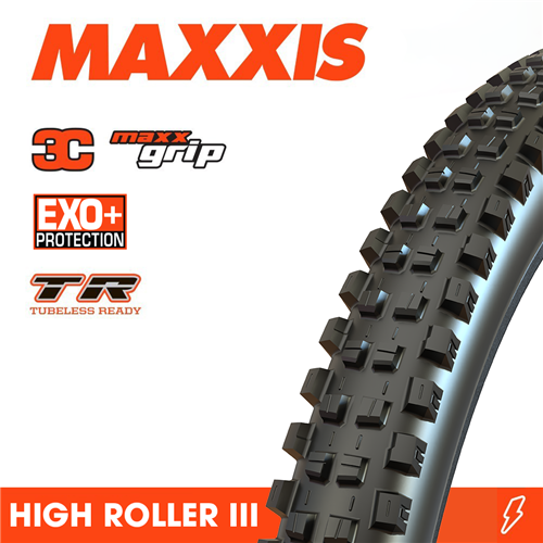 Maxxis Tyre - High Roller Iii 29 X 2.40 3c Grip Exo+