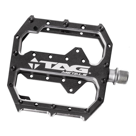 Tag Metals Pedals T1 Sealed Aluminium Flat Platform - Black