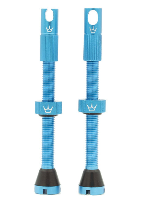 Peatys Chris King - Mk2 Tubeless Valves (pair) 60mm - Turquoise [cl:turquoise]