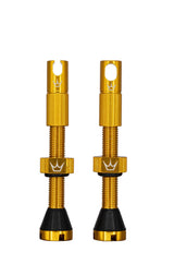 Peatys Chris King - Mk2 Tubeless Valves (pair) 42mm [cl:gold]