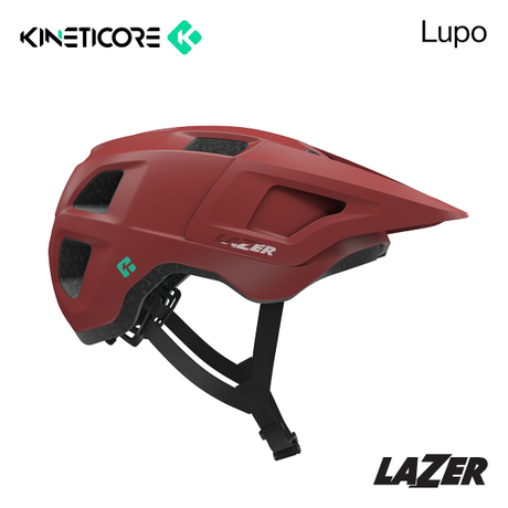 Lazer Helmet - Lupo Kineticore Matte Maroon - Universal Size (54-61cm)