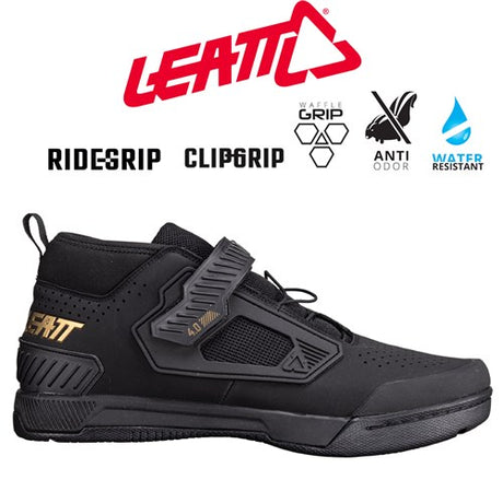 Leatt Shoe Clip In 4.0 Black [sz:us 8]