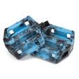 Mission Impulse Pedals Bmx 9/16 - Black / Blue Splash