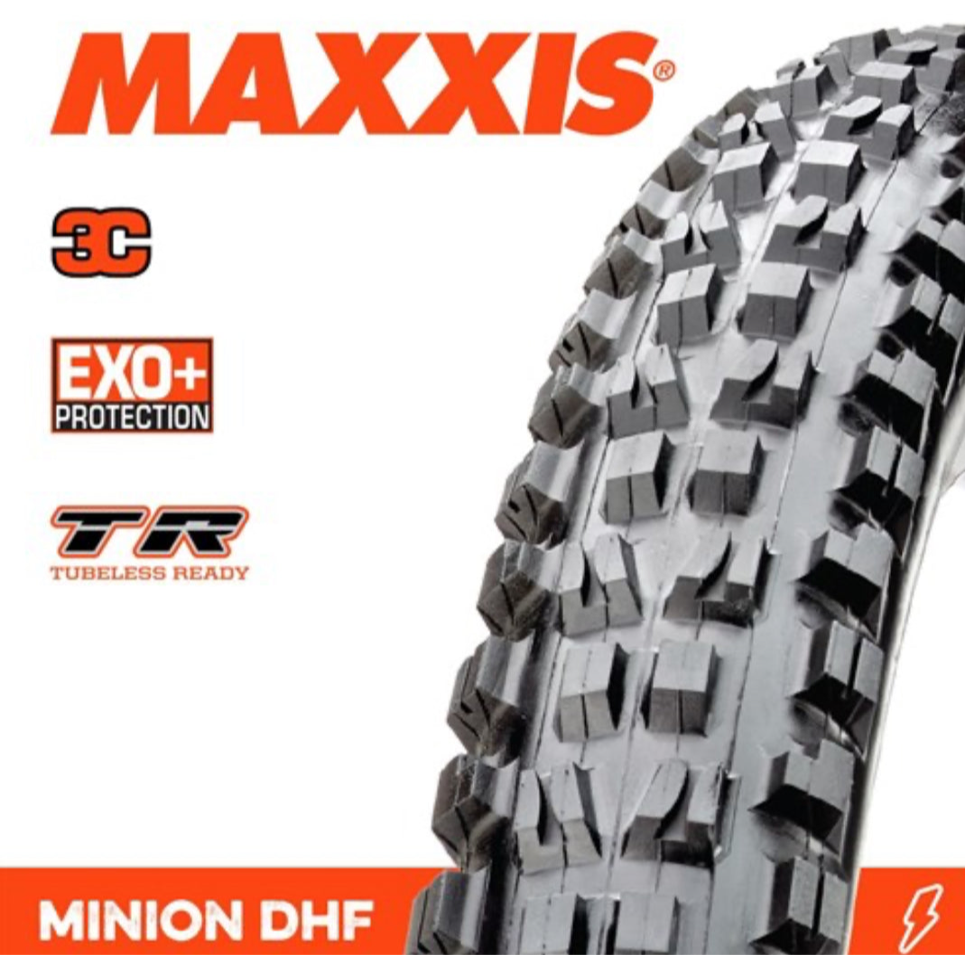 Maxxis Tyre Minion DHF 27.5" Tubeless Ready +e-25 Rated