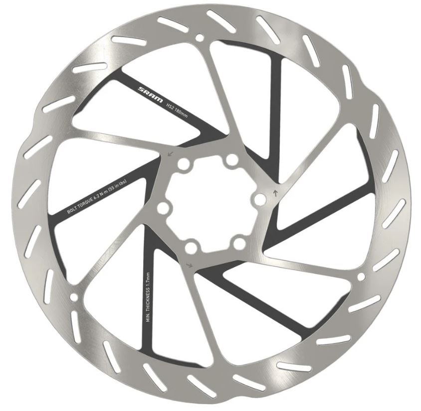 Sram Hs2 6-bolt Rounded Edge Rotor - [sz:200mm]