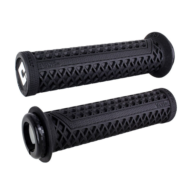 Odi Grips - Mtb Bmx Vans Lock On Grip -  V2.1 Black With Black Checker