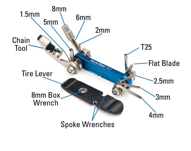 Park Tool Multi  Tool I-beam Fold Up With Chain Tool - Ib-3