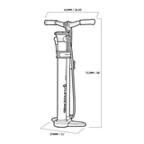 Blackburn Floor Pump Chamber Tubeless - Bronze