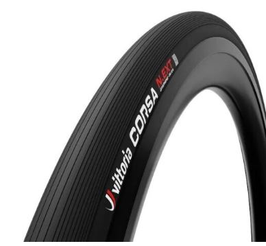 Vittoria Tyre Corsa N.ext 700x26 Fold Full Black G2.0 Non Tubeless Ready [sz:26c]