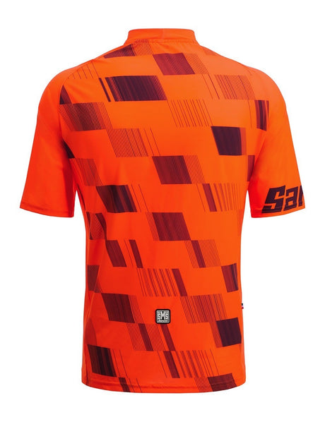 Santini - Fibra Mens Gravel/mtb Jersey Fluro Orange [sz:large]