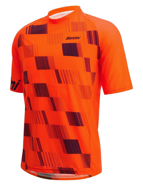 Santini - Fibra Mens Gravel/mtb Jersey Fluro Orange [sz:large]