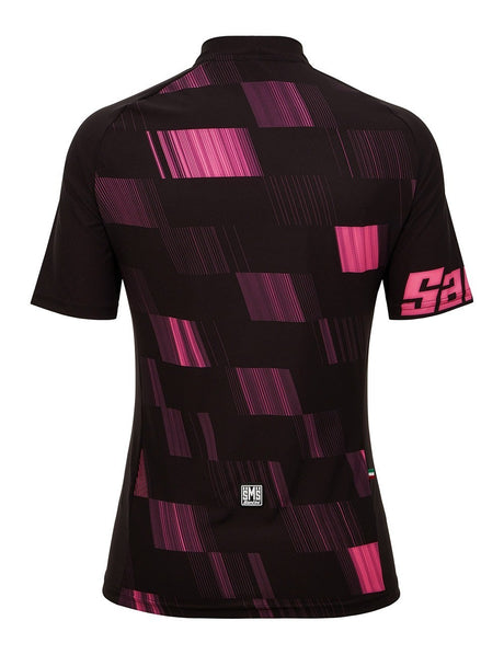 Santini - Fibra Womans Gravel/mtb Jersey Black / Pink [sz:large]