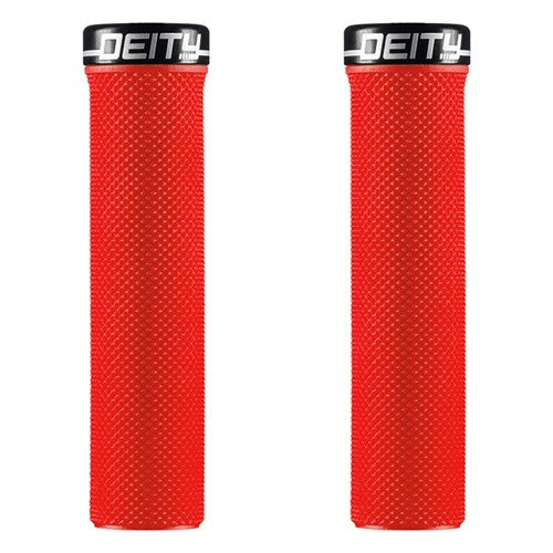 Deity Grips Slimfit Lock-on [cl:red]