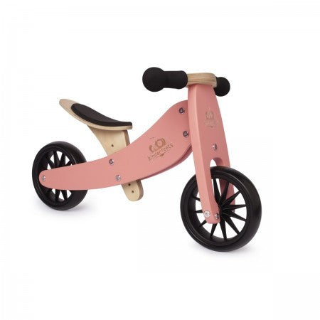 Kinderfeets Tiny Tot - 2 In 1 Trike To Balance Bike - Colour Coral