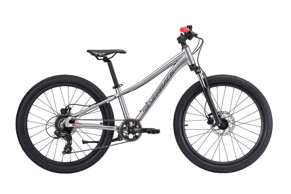 Silverback 2025 Spyke 24" Mtb Disc - Suspension - Moondust Silver