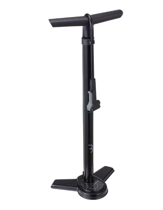 BBB Floor Pump - Airsteel Extra Tall - Dual Head 3.0 Inc Large Guage (bfp-27)