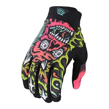 TLD 2022 Air Glove Skull Demon Orange/green