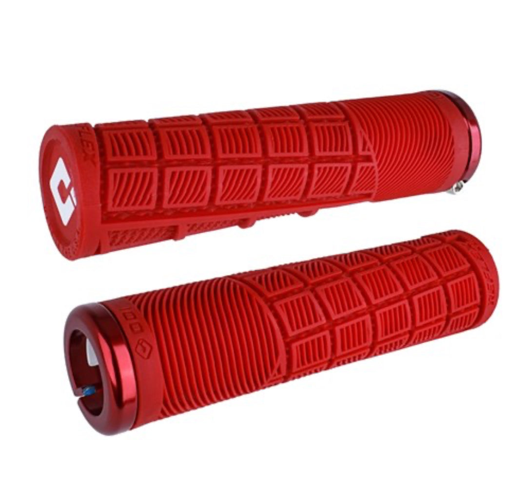 Odi Grips - Reflex Xl V2.1 - Lock-on - 135mm X 34.5mm Thickness - Red