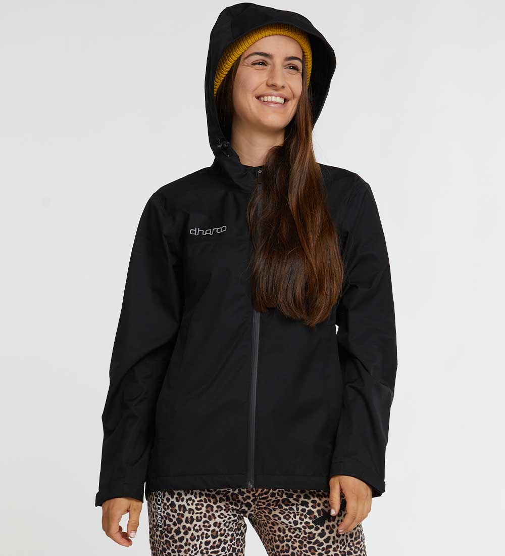 Dharco Womens Rain Jacket | Stealth [sz:large]