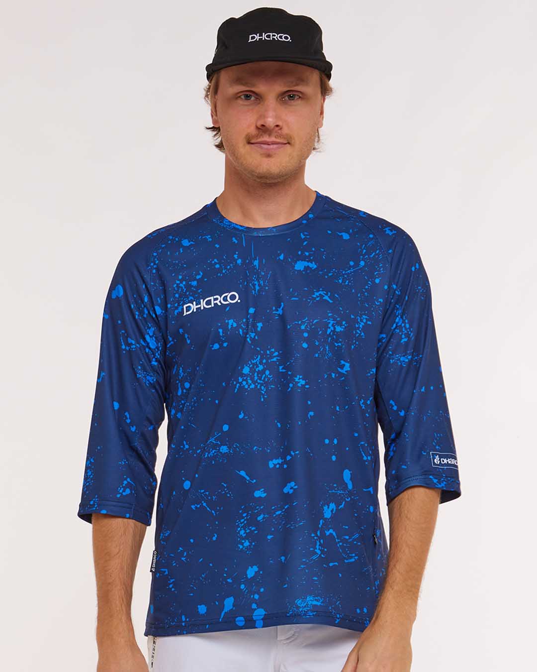 Dharco Mens 3/4 Sleeve Jersey | Out Of The Blue [sz:large]