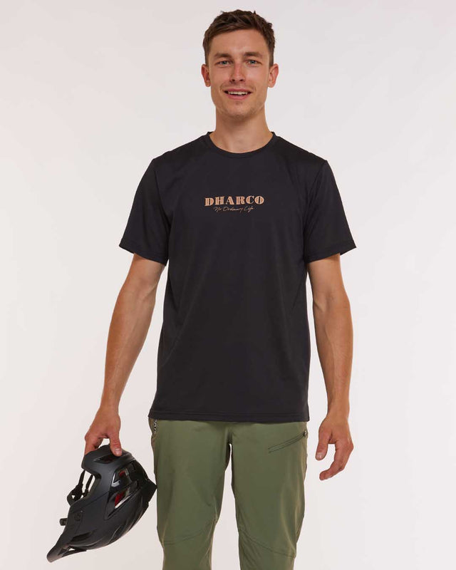 Dharco Mens Short Sleeve Tech Tee | Stealth [sz:large]