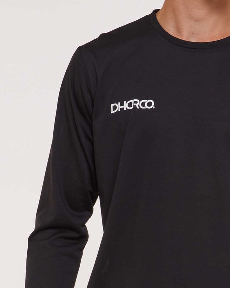 Dharco Mens Long Sleeve Tech Tee | Stealth [sz:large]