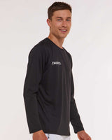 Dharco Mens Long Sleeve Tech Tee | Stealth [sz:large]