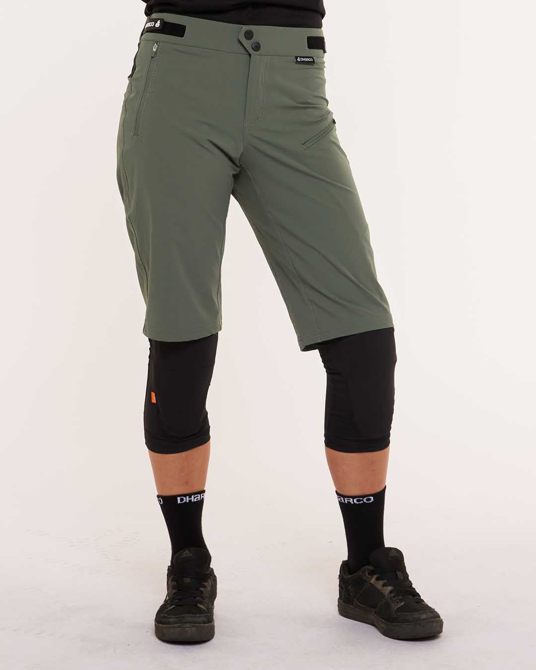 Dharco Womens Gravity Shorts | Gorilla Green [sz:large]