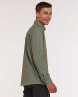 Dharco Mens Western Shirt | Kyle Strait Signature Edition Green [sz:large]