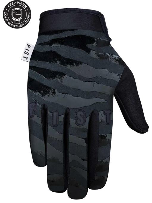 Fist Gloves Frosty Zebra Blackout [sz:large]