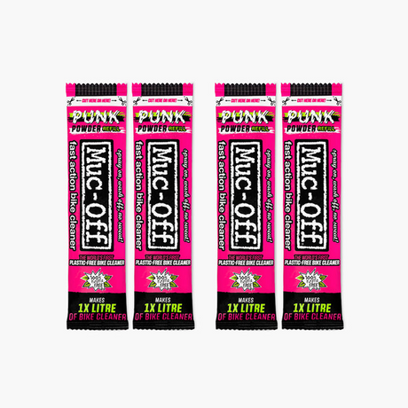 Muc-off Cleaner Bottle For Life - Bundle Inc 4 Sachets Of Punk Powder