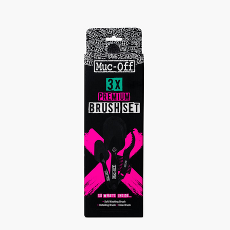 Muc-off Cleaning Brush Pack - Premium Brush Set - 3-pack