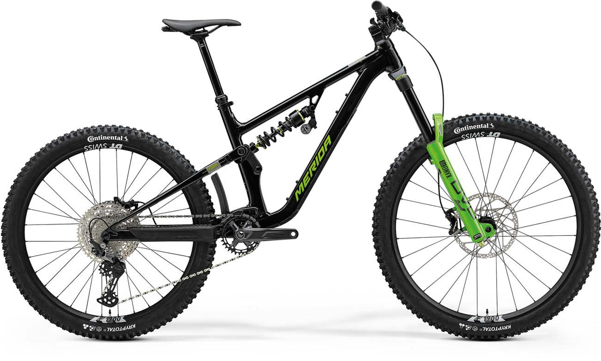 Merida 2025 One-Sixty FR 800 Iii1 - Metallic Black (grey/green)